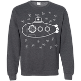 Sweatshirts Dark Heather / S Fish Watching Crewneck Sweatshirt