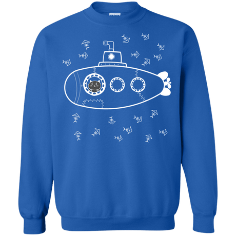 Sweatshirts Royal / S Fish Watching Crewneck Sweatshirt