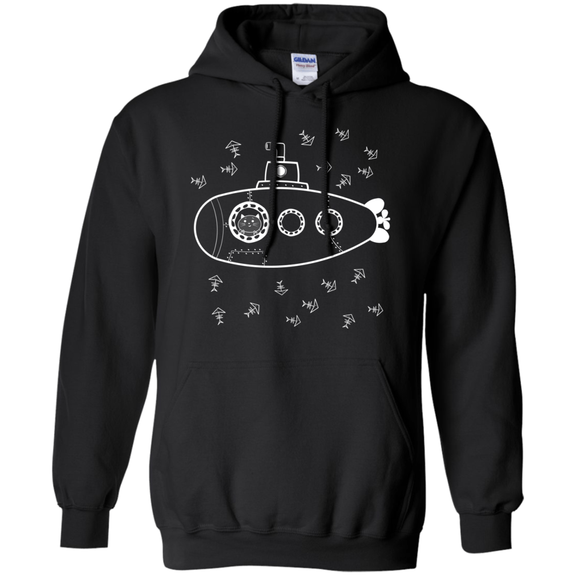 Sweatshirts Black / S Fish Watching Pullover Hoodie
