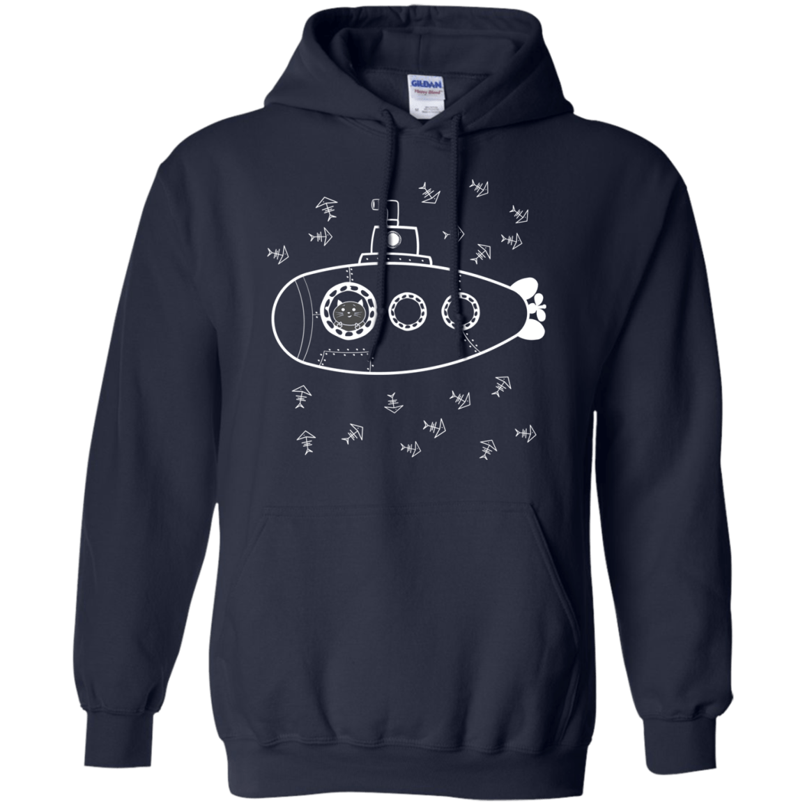 Sweatshirts Navy / S Fish Watching Pullover Hoodie