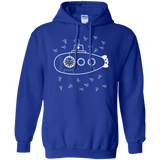 Sweatshirts Royal / S Fish Watching Pullover Hoodie