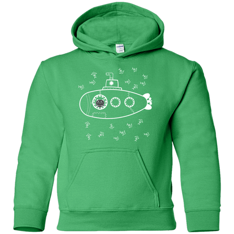 Sweatshirts Irish Green / YS Fish Watching Youth Hoodie