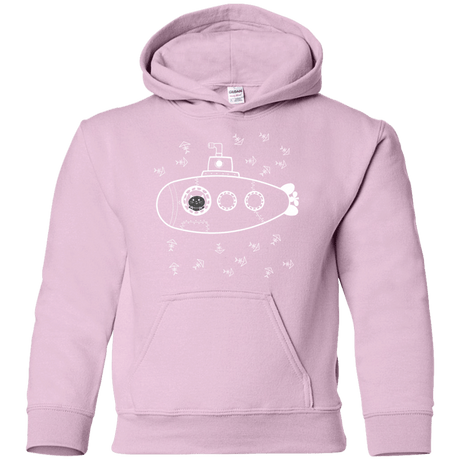 Sweatshirts Light Pink / YS Fish Watching Youth Hoodie