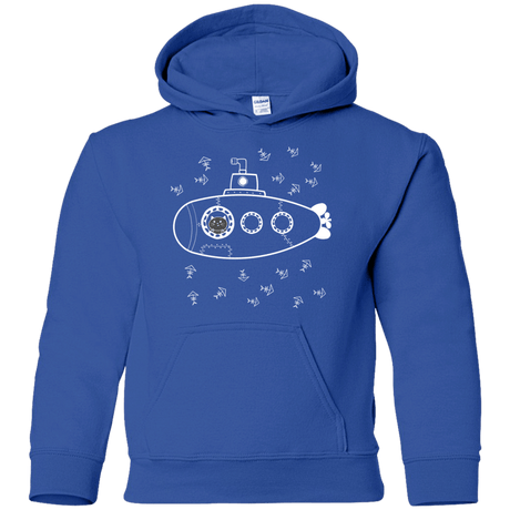 Sweatshirts Royal / YS Fish Watching Youth Hoodie