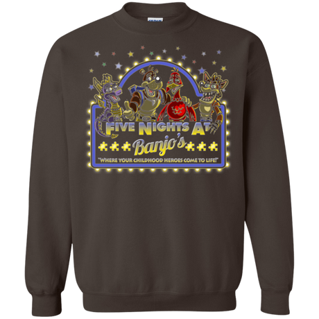 Sweatshirts Dark Chocolate / Small Five Nights at Banjos Crewneck Sweatshirt