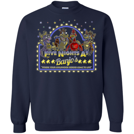Sweatshirts Navy / Small Five Nights at Banjos Crewneck Sweatshirt