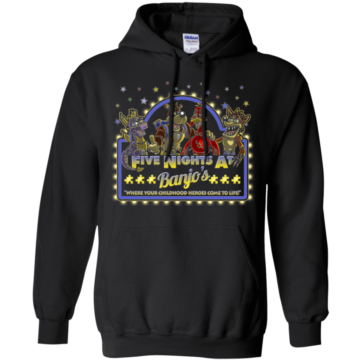 Sweatshirts Black / Small Five Nights at Banjos Pullover Hoodie