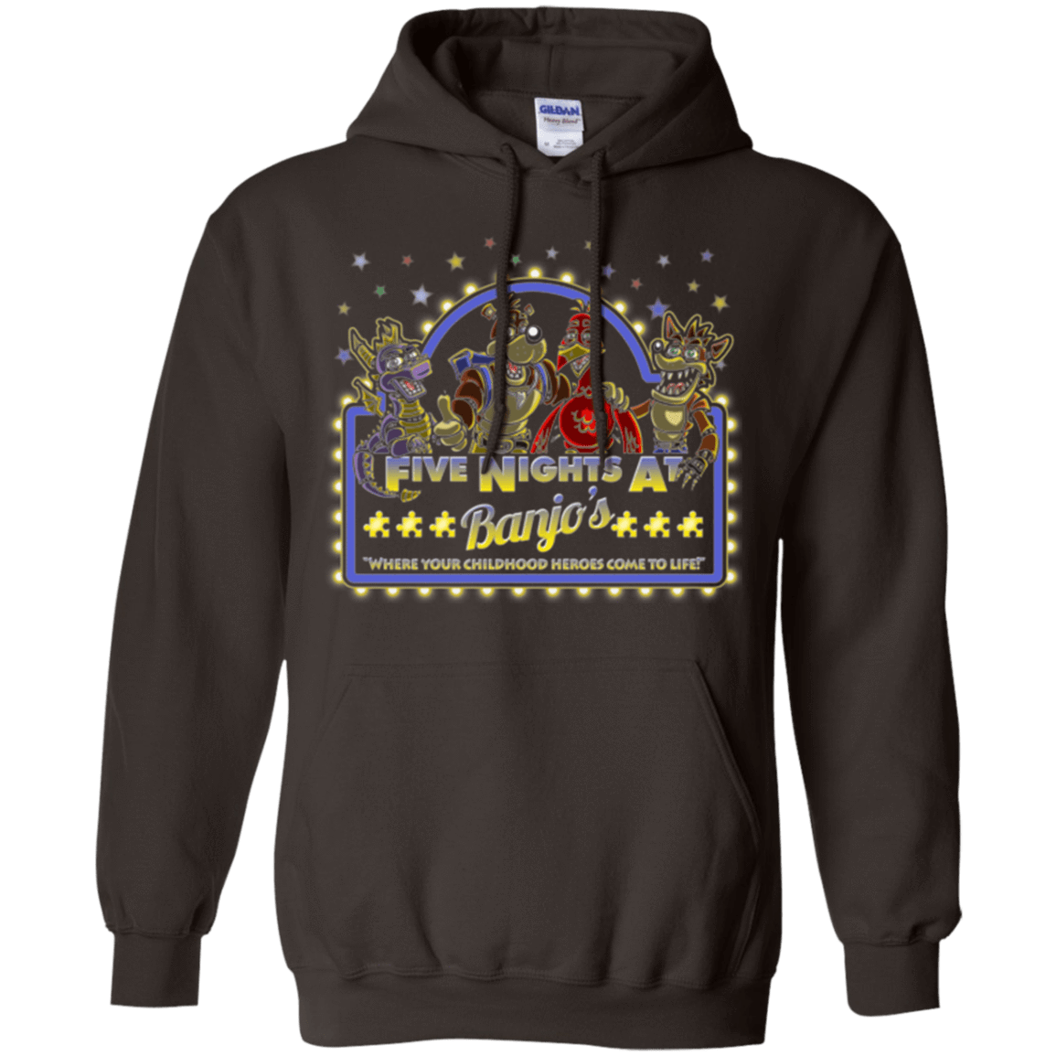 Sweatshirts Dark Chocolate / Small Five Nights at Banjos Pullover Hoodie