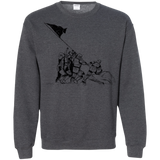 Sweatshirts Dark Heather / S Flags Of Our Emperor Crewneck Sweatshirt