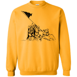 Sweatshirts Gold / S Flags Of Our Emperor Crewneck Sweatshirt