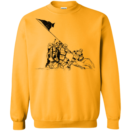 Sweatshirts Gold / S Flags Of Our Emperor Crewneck Sweatshirt