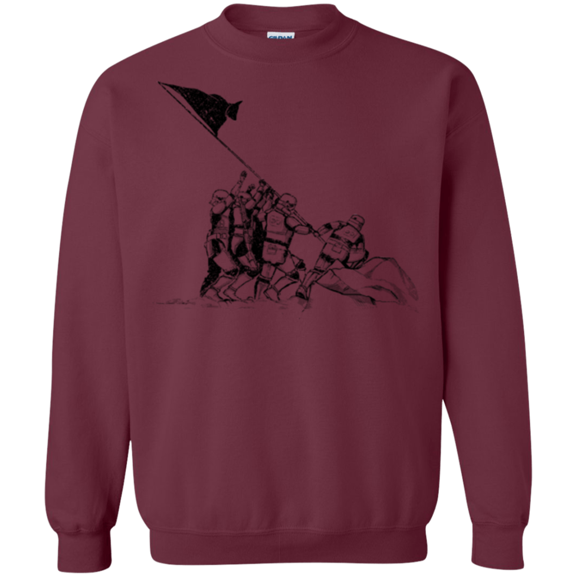 Sweatshirts Maroon / S Flags Of Our Emperor Crewneck Sweatshirt