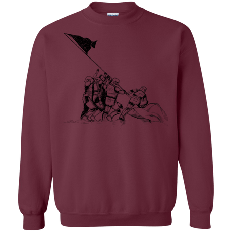Sweatshirts Maroon / S Flags Of Our Emperor Crewneck Sweatshirt