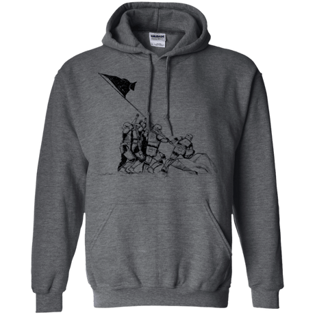 Sweatshirts Dark Heather / S Flags Of Our Emperor Pullover Hoodie