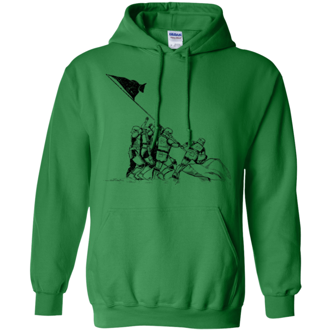 Sweatshirts Irish Green / S Flags Of Our Emperor Pullover Hoodie
