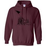 Sweatshirts Maroon / S Flags Of Our Emperor Pullover Hoodie