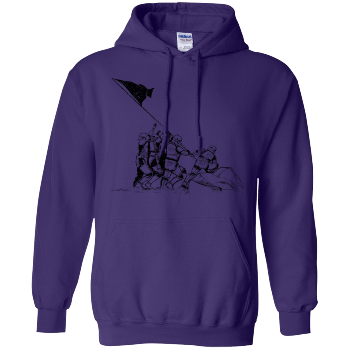 Sweatshirts Purple / S Flags Of Our Emperor Pullover Hoodie