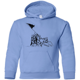 Sweatshirts Carolina Blue / YS Flags Of Our Emperor Youth Hoodie