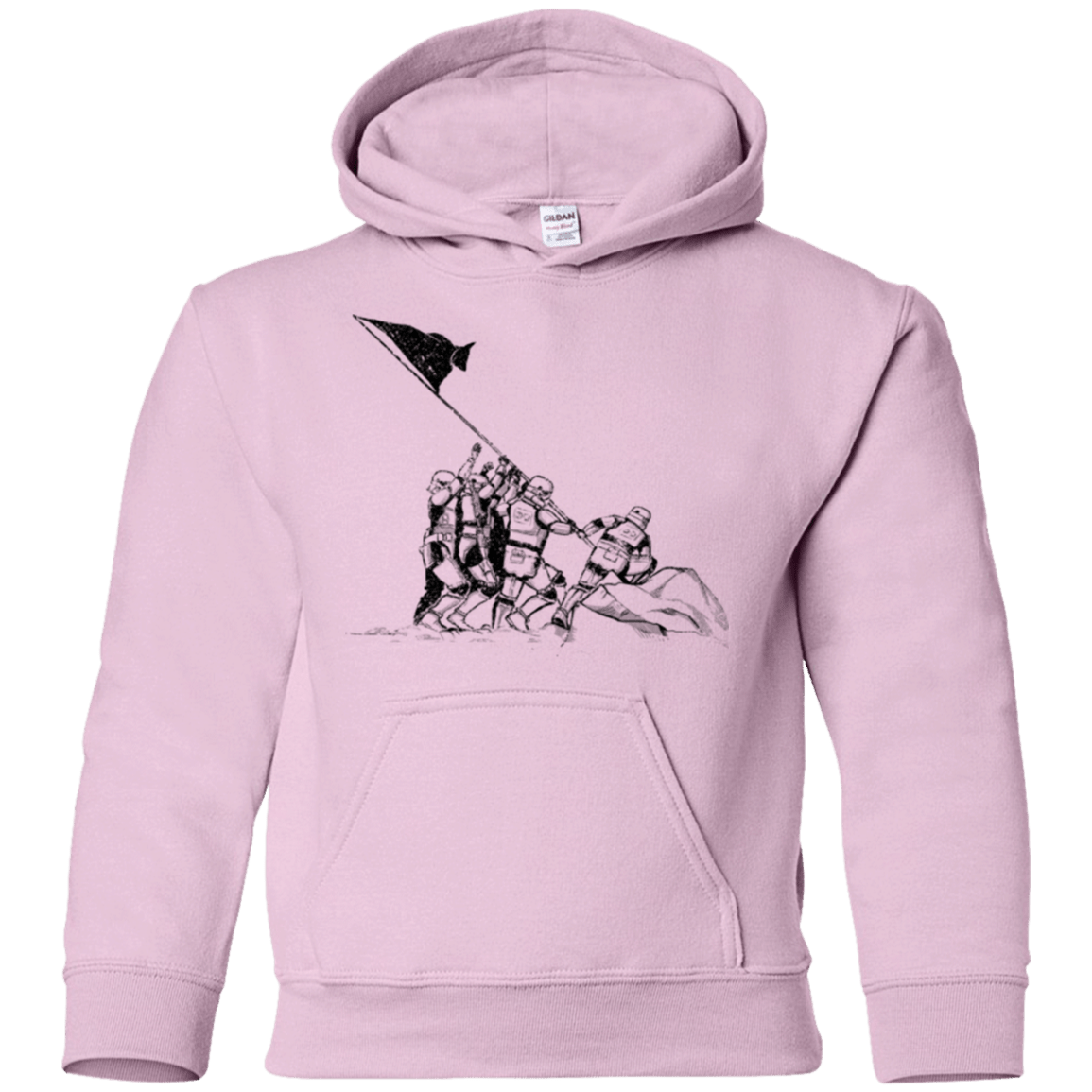 Sweatshirts Light Pink / YS Flags Of Our Emperor Youth Hoodie