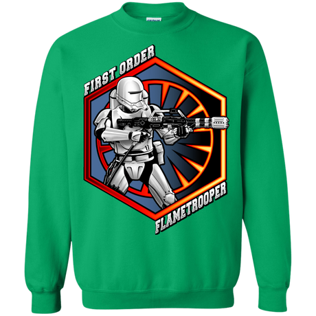 Sweatshirts Irish Green / Small Flametrooper Crewneck Sweatshirt