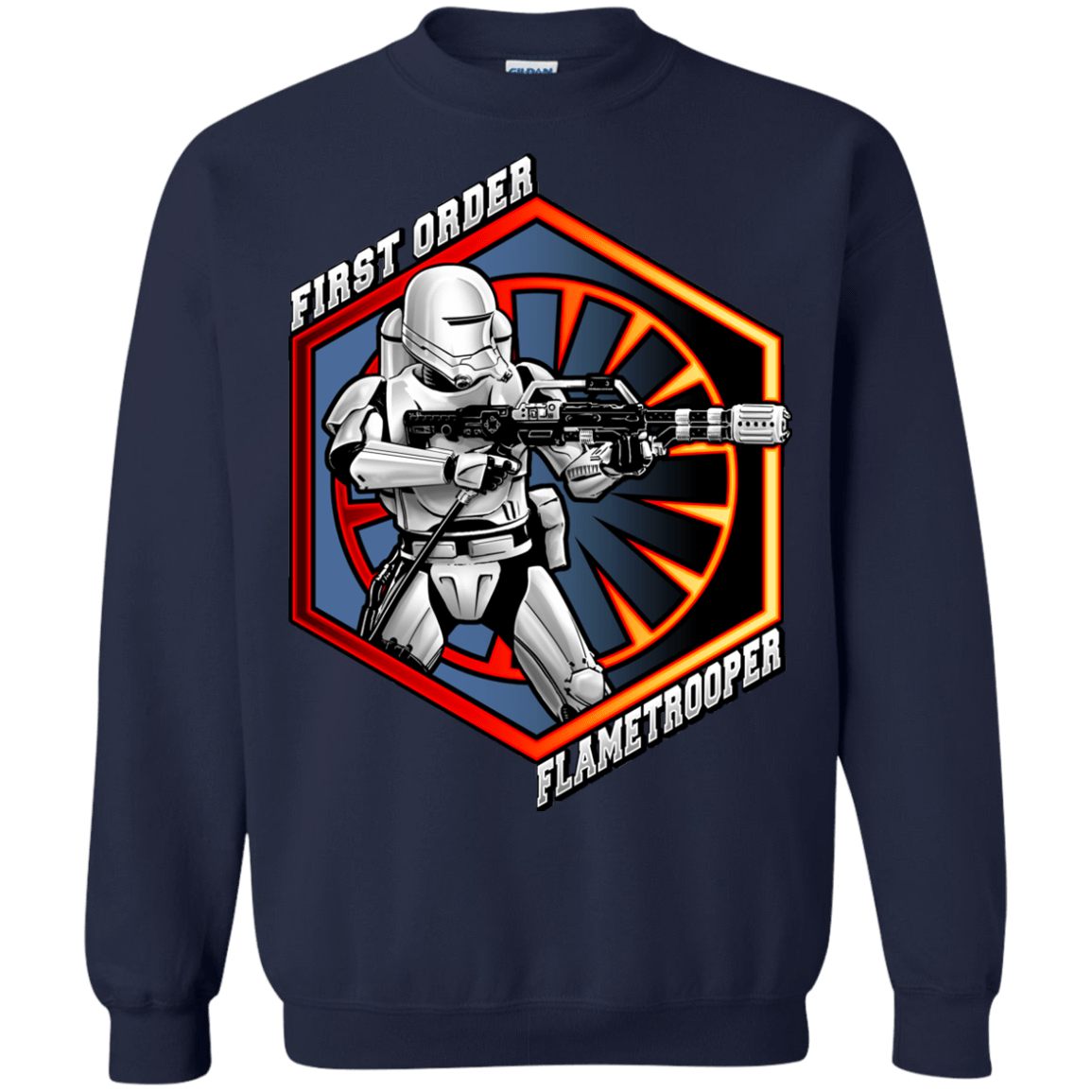 Sweatshirts Navy / Small Flametrooper Crewneck Sweatshirt