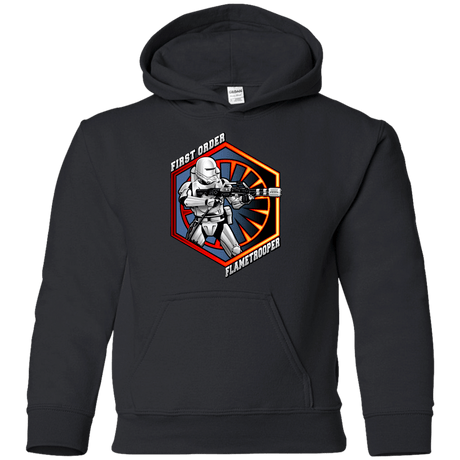 Sweatshirts Black / YS Flametrooper Youth Hoodie