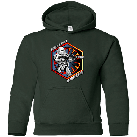 Sweatshirts Forest Green / YS Flametrooper Youth Hoodie