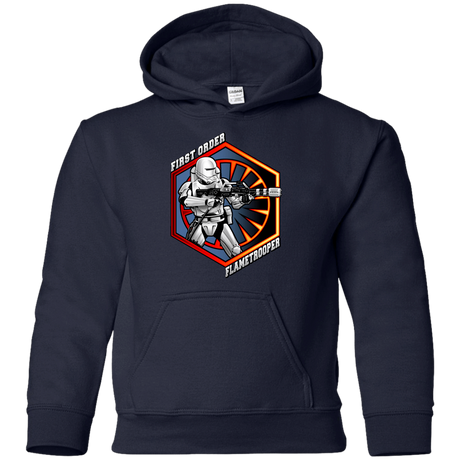 Sweatshirts Navy / YS Flametrooper Youth Hoodie