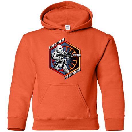Sweatshirts Orange / YS Flametrooper Youth Hoodie