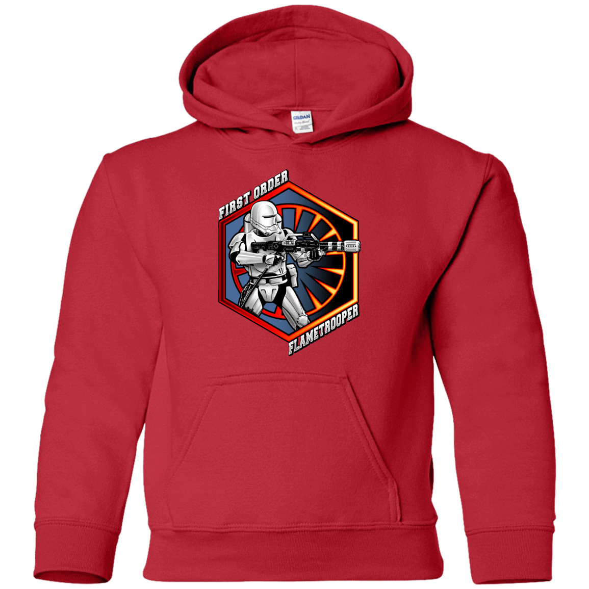 Sweatshirts Red / YS Flametrooper Youth Hoodie
