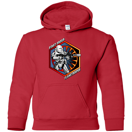 Sweatshirts Red / YS Flametrooper Youth Hoodie