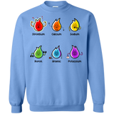 Sweatshirts Carolina Blue / S Flaming Elements Science Crewneck Sweatshirt