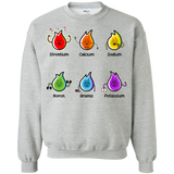 Sweatshirts Sport Grey / S Flaming Elements Science Crewneck Sweatshirt