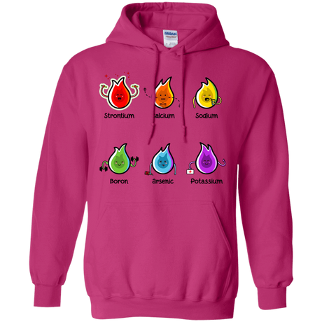 Sweatshirts Heliconia / S Flaming Elements Science Pullover Hoodie