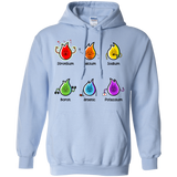 Sweatshirts Light Blue / S Flaming Elements Science Pullover Hoodie