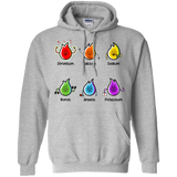 Sweatshirts Sport Grey / S Flaming Elements Science Pullover Hoodie