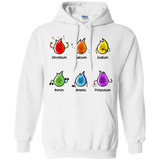 Sweatshirts White / S Flaming Elements Science Pullover Hoodie