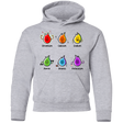 Sweatshirts Sport Grey / YS Flaming Elements Science Youth Hoodie