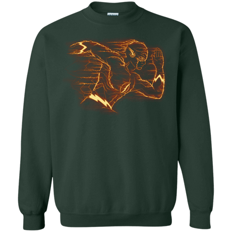 Sweatshirts Forest Green / S Flash Crewneck Sweatshirt