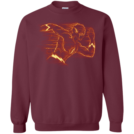 Sweatshirts Maroon / S Flash Crewneck Sweatshirt