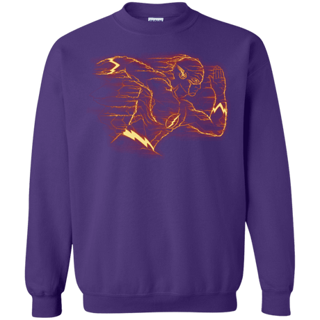 Sweatshirts Purple / S Flash Crewneck Sweatshirt