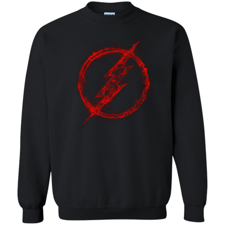 Sweatshirts Black / Small FLASH RED SMOKE Crewneck Sweatshirt