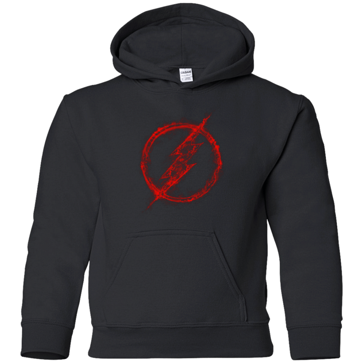 Sweatshirts Black / YS FLASH RED SMOKE Youth Hoodie