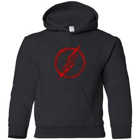Sweatshirts Black / YS FLASH RED SMOKE Youth Hoodie