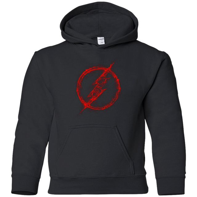 Sweatshirts Black / YS FLASH RED SMOKE Youth Hoodie