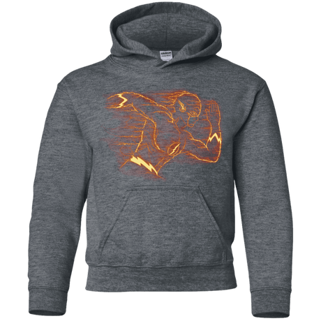 Sweatshirts Dark Heather / YS Flash Youth Hoodie