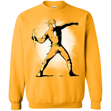 Sweatshirts Gold / Small Flashsy Crewneck Sweatshirt
