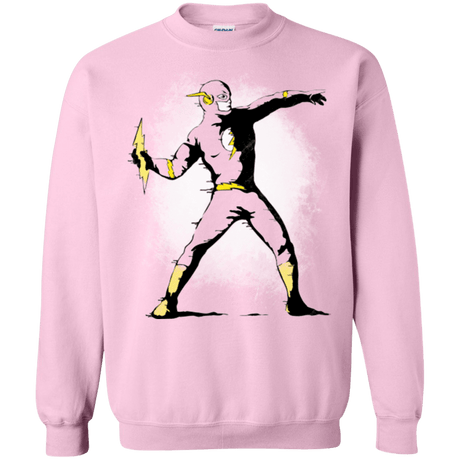 Sweatshirts Light Pink / Small Flashsy Crewneck Sweatshirt