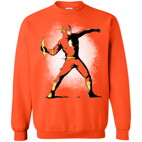Sweatshirts Orange / Small Flashsy Crewneck Sweatshirt