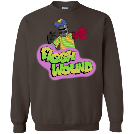 Sweatshirts Dark Chocolate / S Flesh Wound Crewneck Sweatshirt